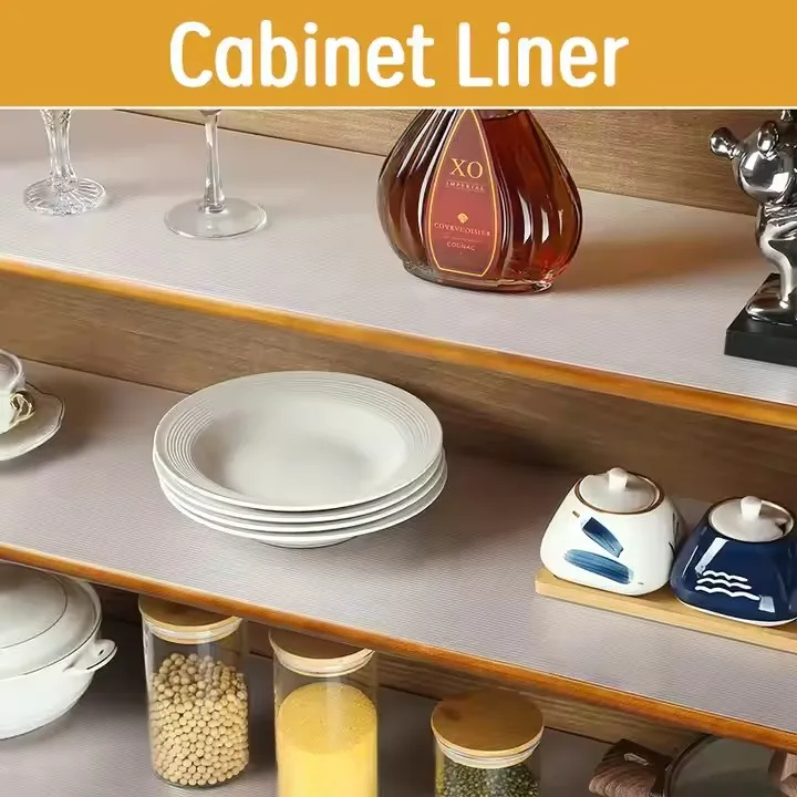 Wholesale kitchen accessories cabinet Mat Non-toxic Shelf Liner Drawer Liner Anti Slip Underlay EVA Mat for Kitchen