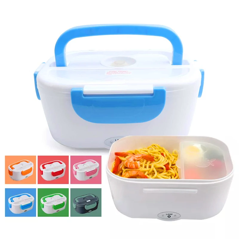 New style water free electric heating lunch box removable container food warmer electric lunch box