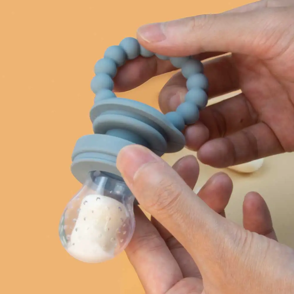 9 Portions Baby Fruit Food Feeder BPA Free Baby Food Vegetable Fruit Puree Breast Milk Silicone Ice Cube Freezer Tray with Lid