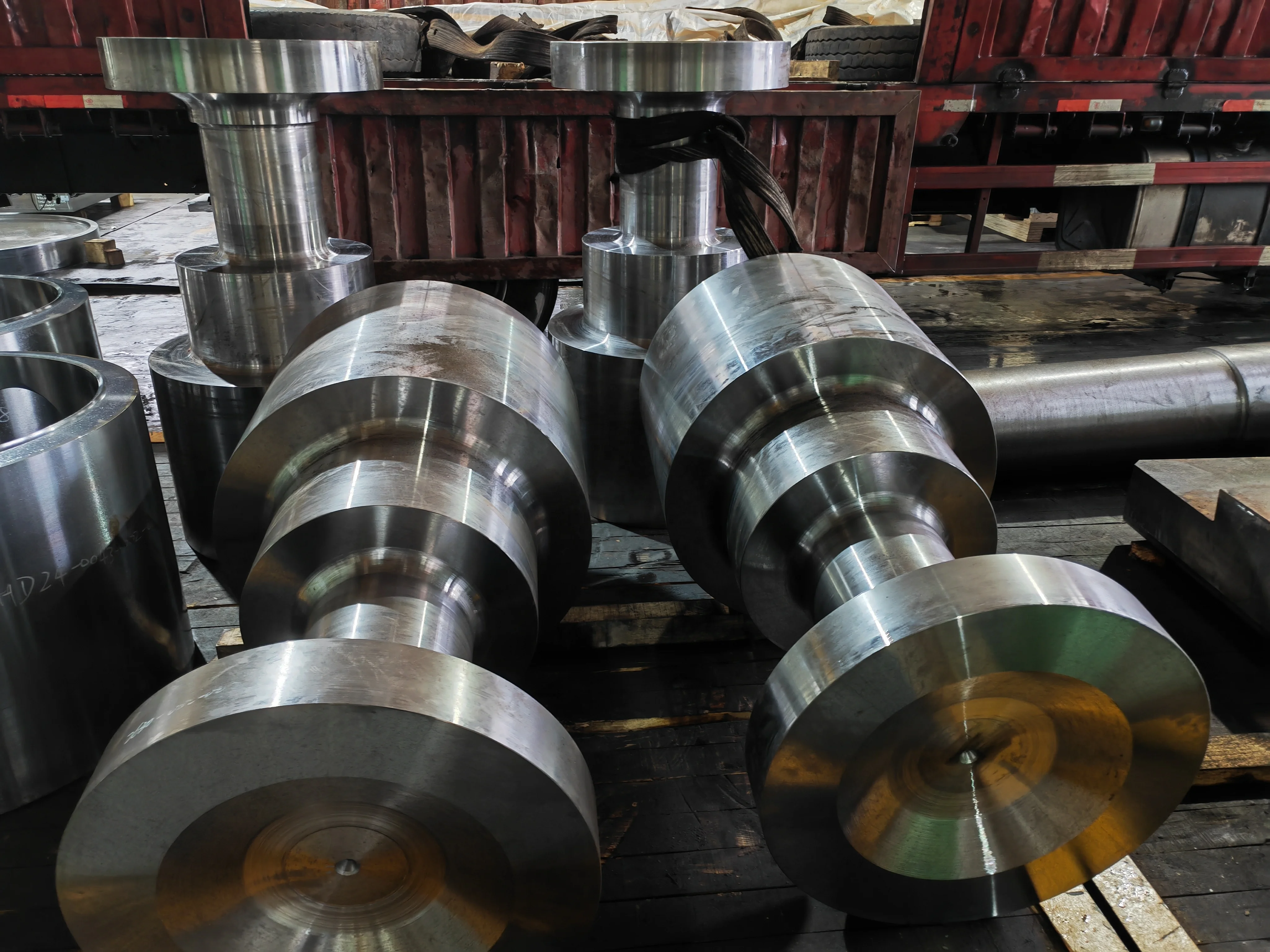 OEM Customized  gas turbine spare parts Forging stainless Steel DIN ASTM A471 Rotor Shaft Forged Shaft