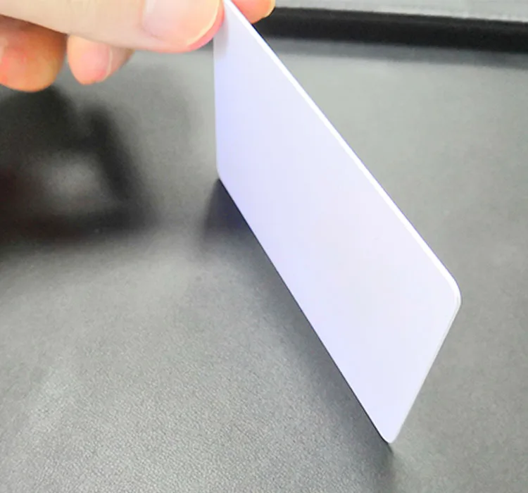 CR80 Size PVC Plastic White Writable Blank 125KHz T5577 rfid card