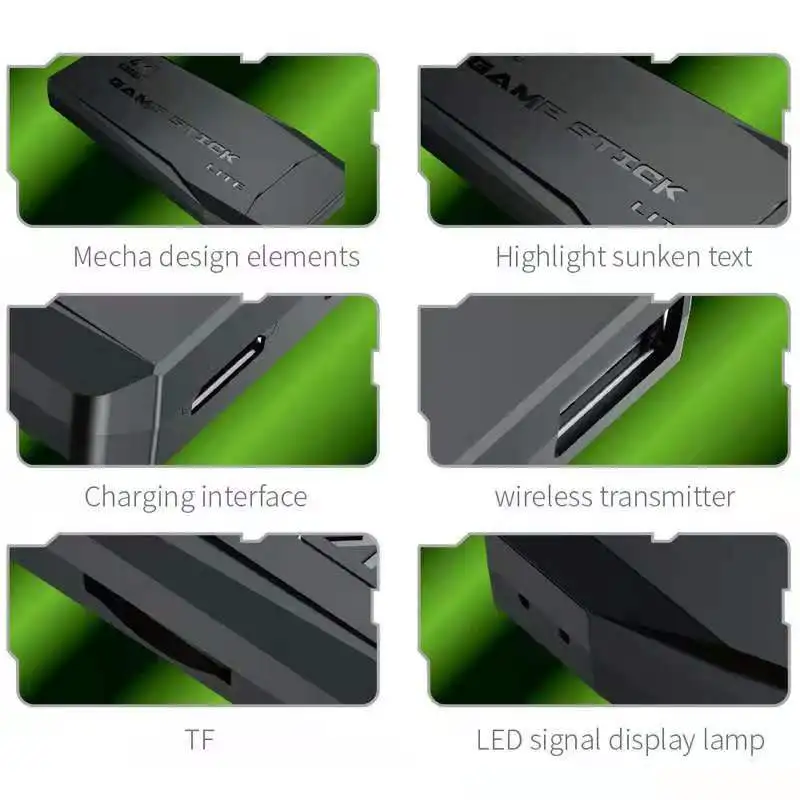 Wireless Home Mini TV 4K Game Stick M8 Console for PS1 Moonlight Treasure Box FC 10000 games 64gb 4k M8 Game Stick