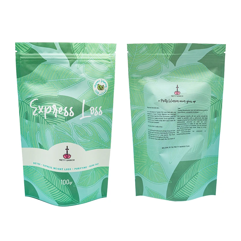 Custom Eco Friendly Printing Pink Black Plastic Food Bags Aluminium Foil Packaging Stand Up Pouch With Zipper