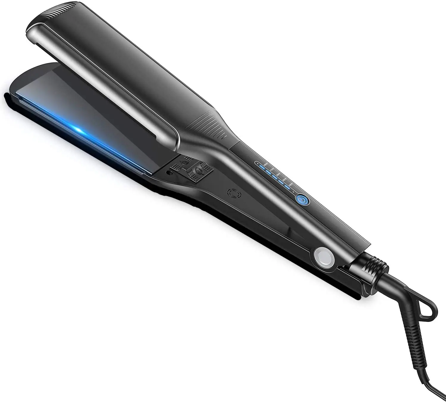 Custom Private Label Titanium & Ceramic Flat Irons Electric Hair Straightener with Plate Pelo Plancha