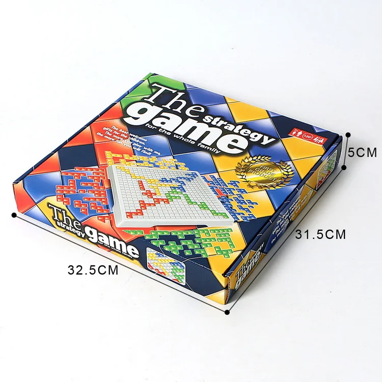 Tetris Puzzle Game Chess 4-player PK Gladiator Chess monoply board blank game board