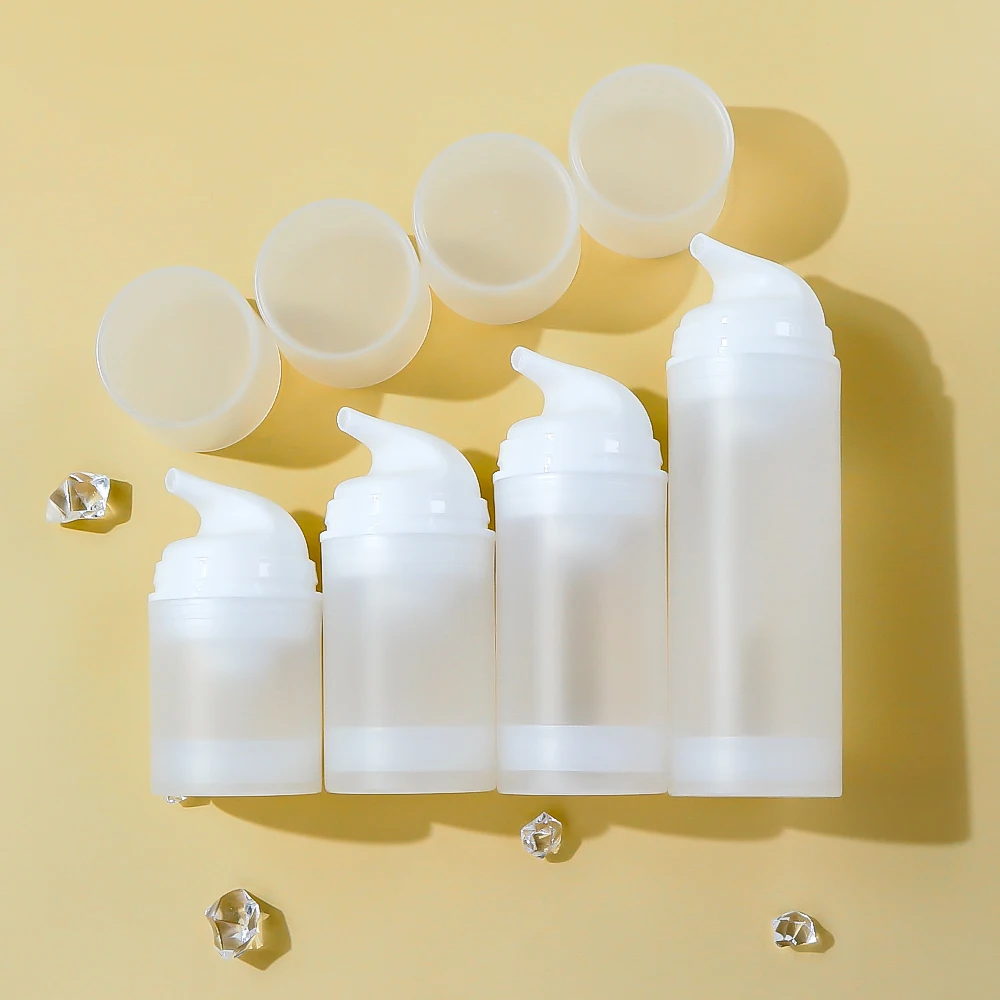 JXPACK Luxury Cosmetic Vacuum Airless Bottle with 30ml 50ml 80ml 100ml 120ml 150ml Plastic Airless Lotion Pump Bottle