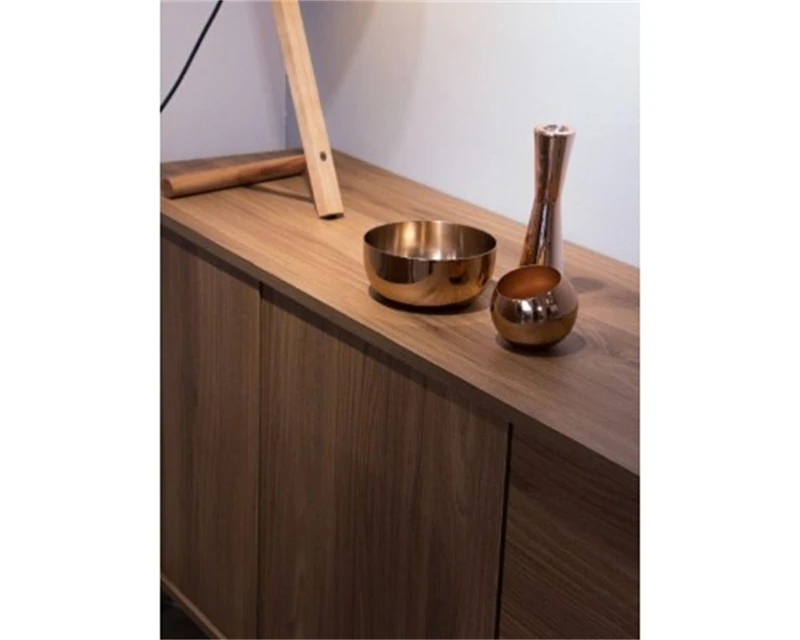 BIXONWOOD Modern Sideboard Cabinet High Gloss Wooden Sideboard Luxury Sideboard Wooden Chest Of Drawers File Cabinet