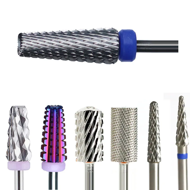 Tungsten Steel Milling Cutter Manicure Nail Drill Bits Pedicure Cuticle Clean Tools for Manicure