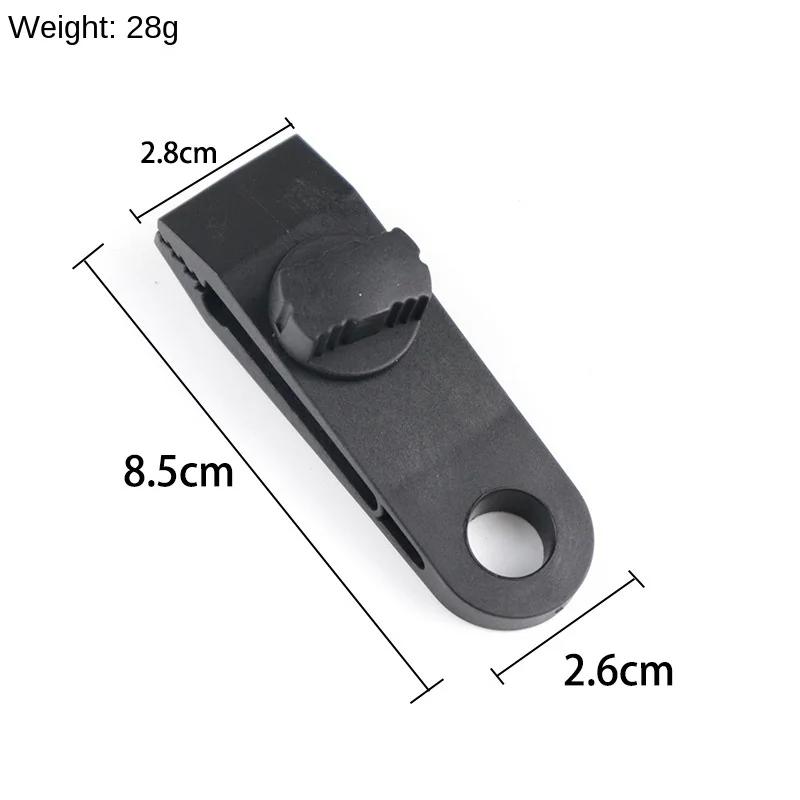 10pcs Hook Plastic Windproof Clamp Set Survival Grommet Tent Clips Awning Tarp Fixed Outdoor Tent Accessories