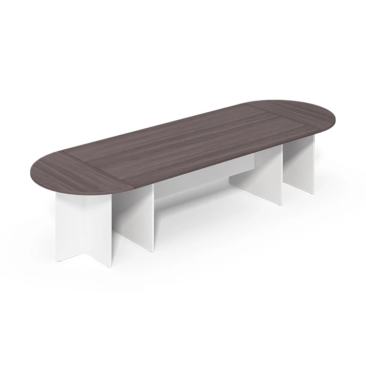 hot sale long modern industrial oval shape meeting room conference table for 18 seaters