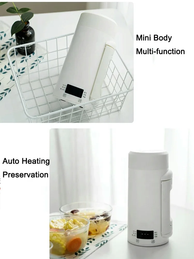 0.6l Car Dormitory Office Use Mini Portable Electric Kettle Hot Water Cup for Heating