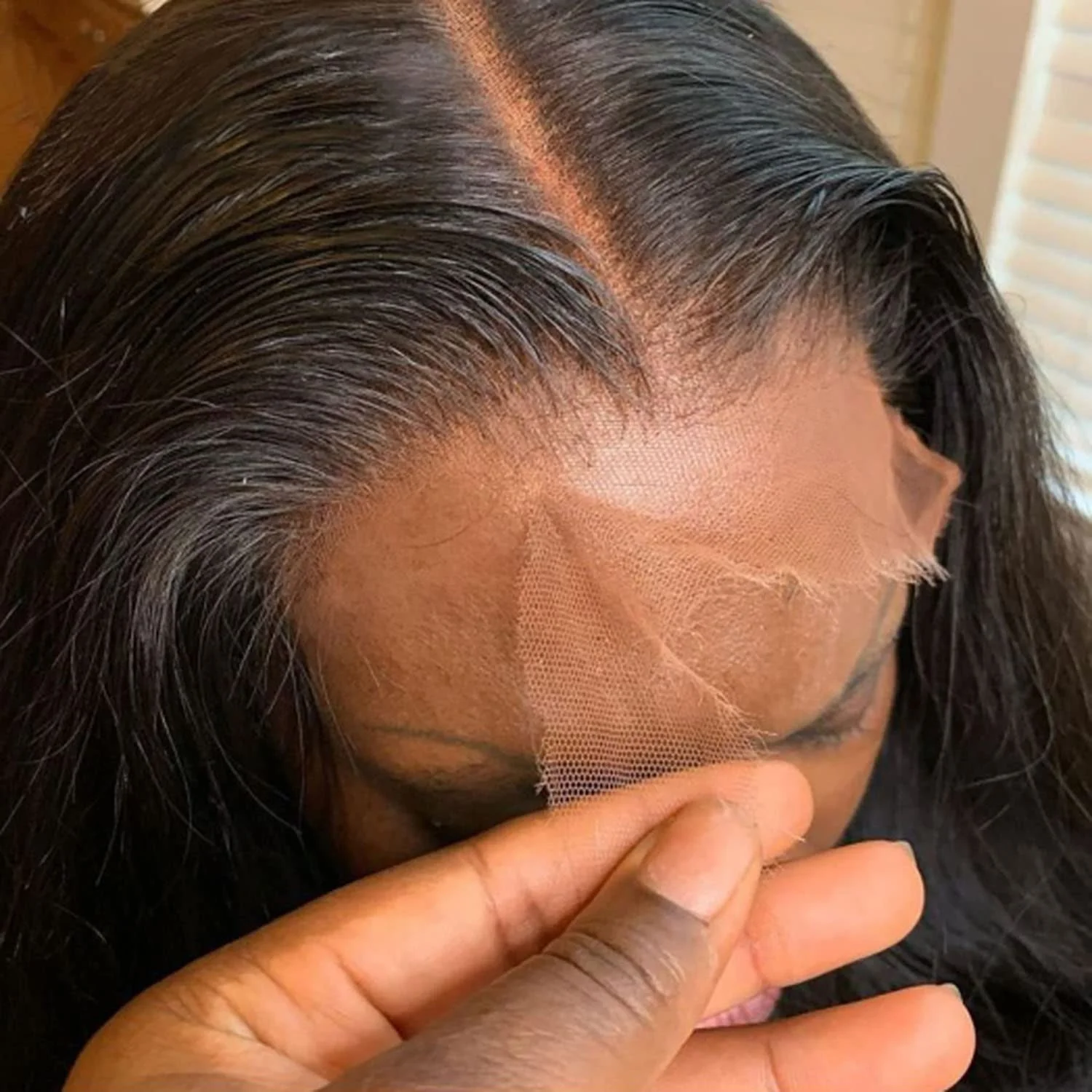 Wholesale 100% Brazilian Virgin Hair Straight Human Hair 13x4 Ear to Ear HD Lace Frontal Closure with Baby Hair Natural Hairline