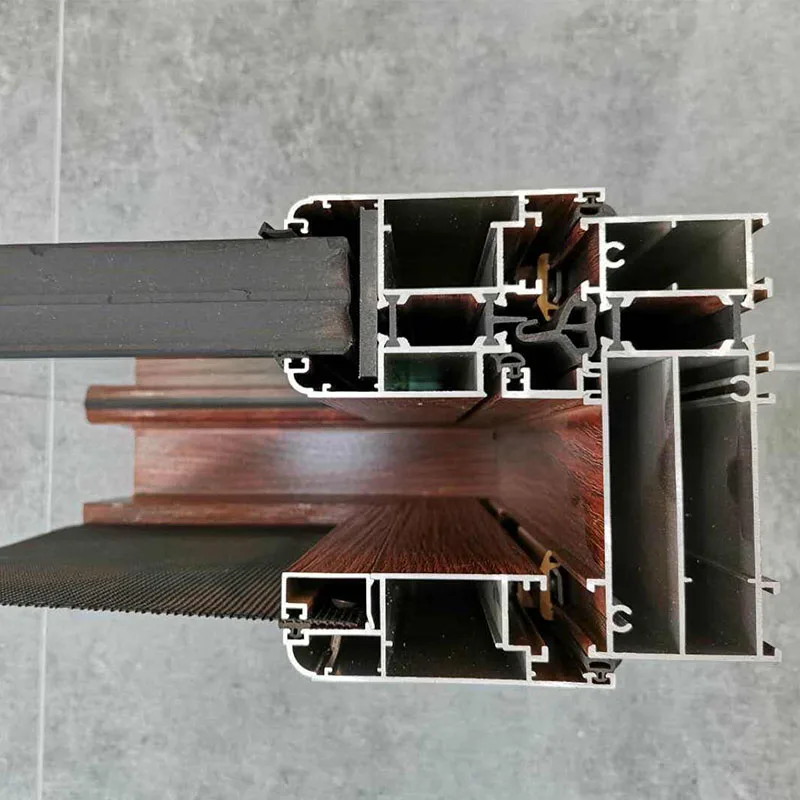 Aluminum alloy double glazed windows folding glass window