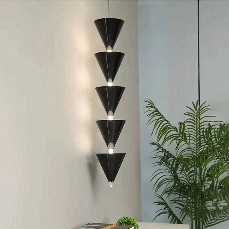 Wholesale retail home lighting living room background led pendant lamp hardware paint craft decorative light