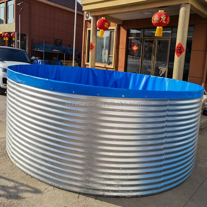 Fish Tank Bolted Corrugated Steel Galvanized Storage Tank Fish Tank