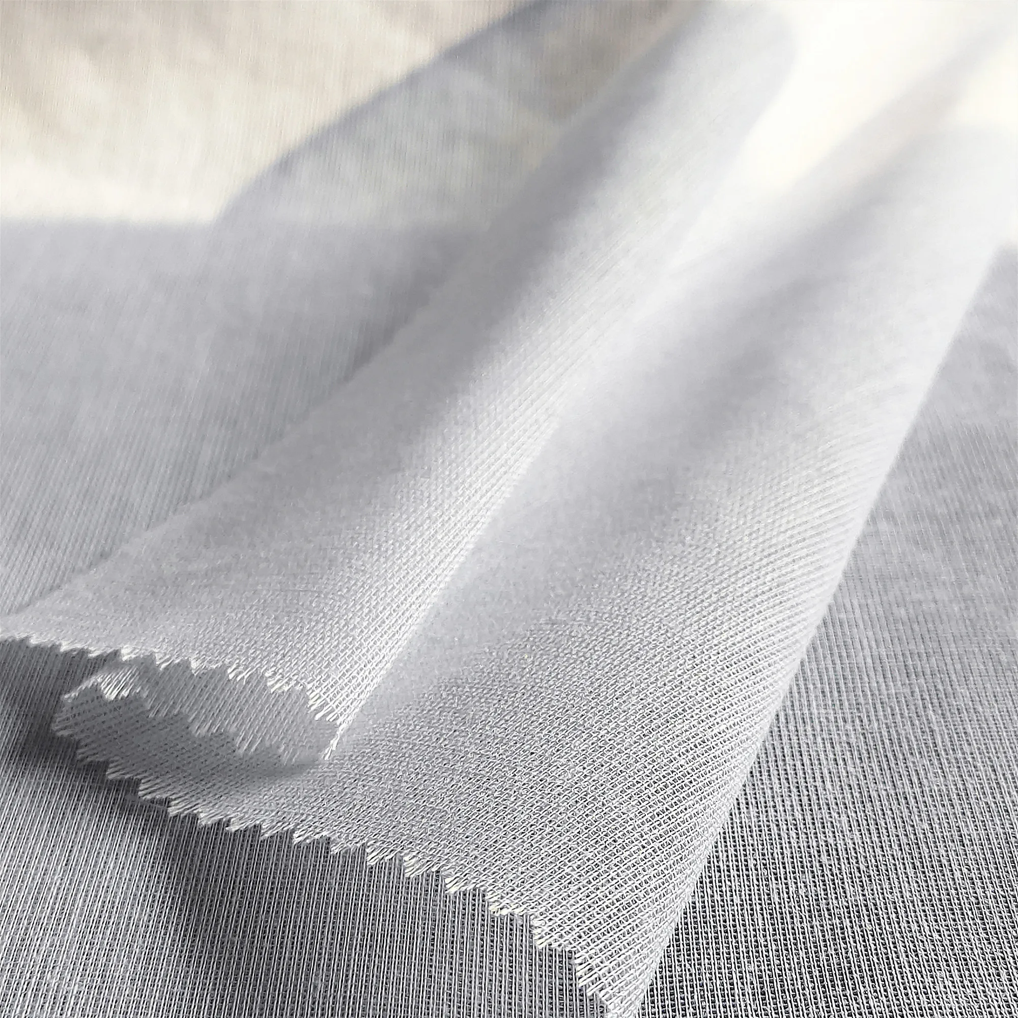 Sanjin Hot item woven fusible interlining waistband interfacing tape  PA/PES  fusible interlining woven interlining