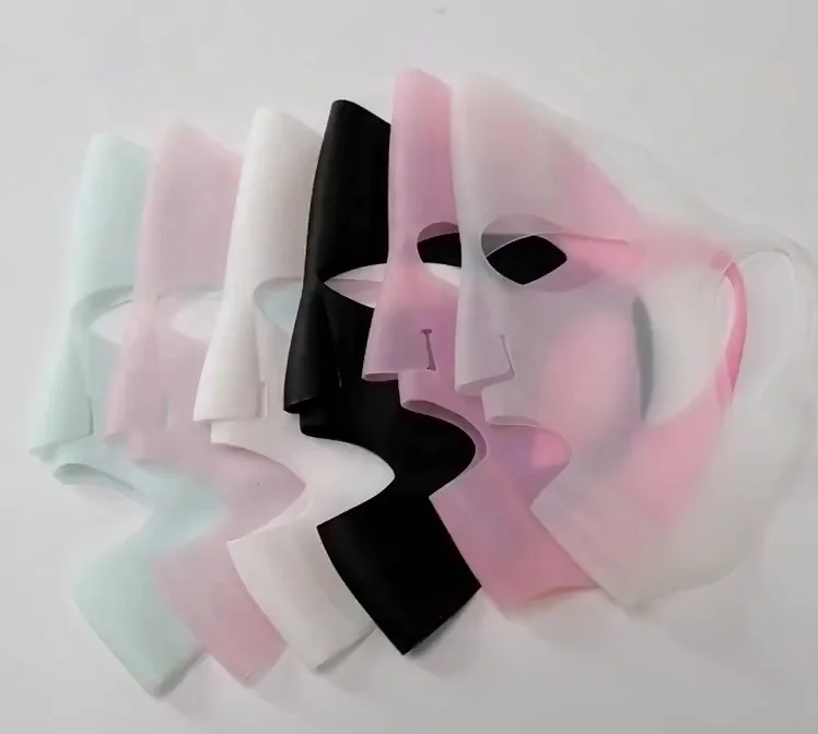 New Product  Ear Hook Silicone Mask Washable Eco-friendly Silicone Mask Reusable Soft 3d Face Mask