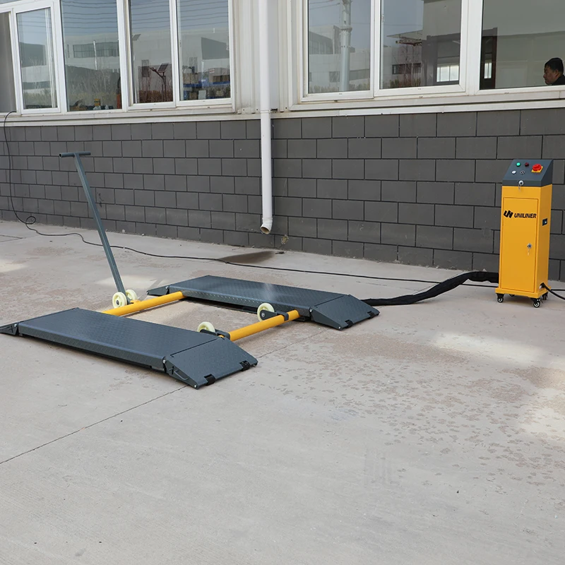 Portable mid rise scissor lift ULJS-3510 car lift hydraulic scissor car lift garage equipment body shop equipment