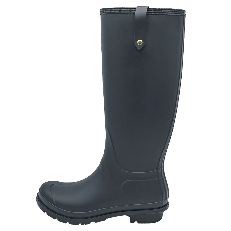 Cheap Yellow Fashionable High Heel  Wholesale PVC Rain Boots for Women