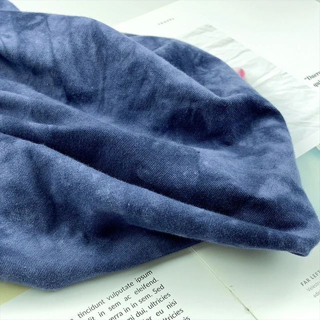 jersey organic cotton tie dyed t-shirt fabric