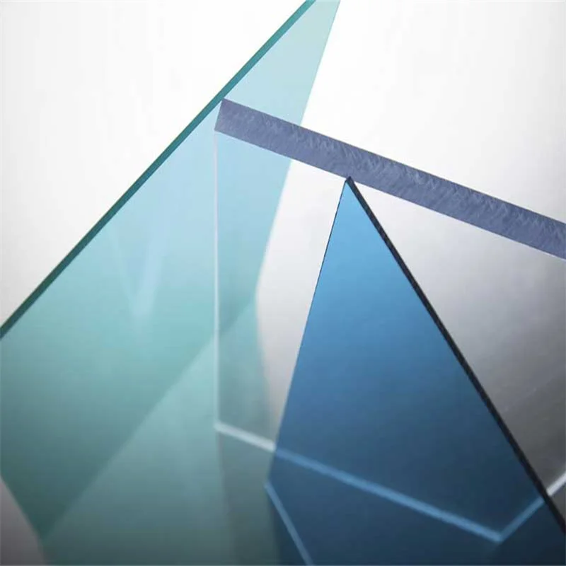 Custom size Weather resistance Clear Transparent UV Plastic Polycarbonate solid sheet for porch awning