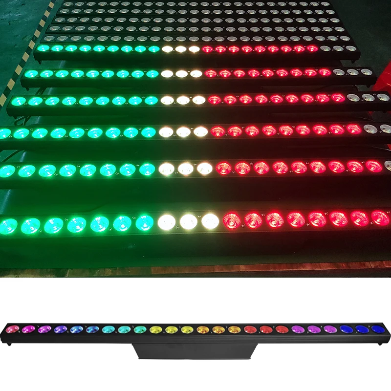 Фабрика 24x3 Вт RGB настенная шайба ночной клуб огни краситель DJ система освещения аквариум Par