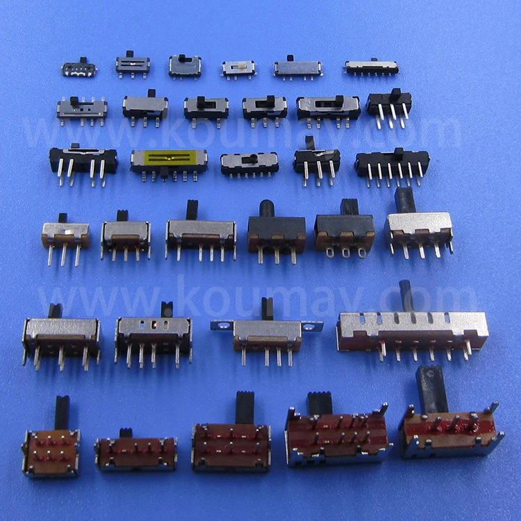 Мини-переключатели SMT/SMD вертикальные переключатели слайдов