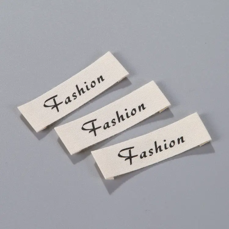Clothing garment care label brand label woven label for bags shoes clothes clothing