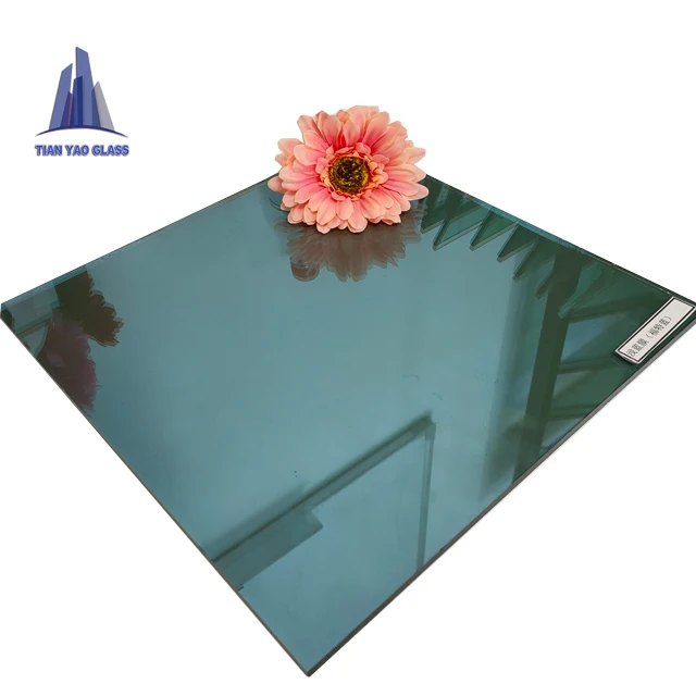 Tinted float glass Sheet Grey Green Reflective Glass for Decoration