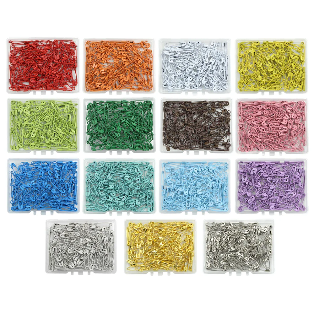 120pcs 19mm Safety Pins Small Safety Pins Safety Clips for Clothing Tags DIY Crafts Jewelry Making