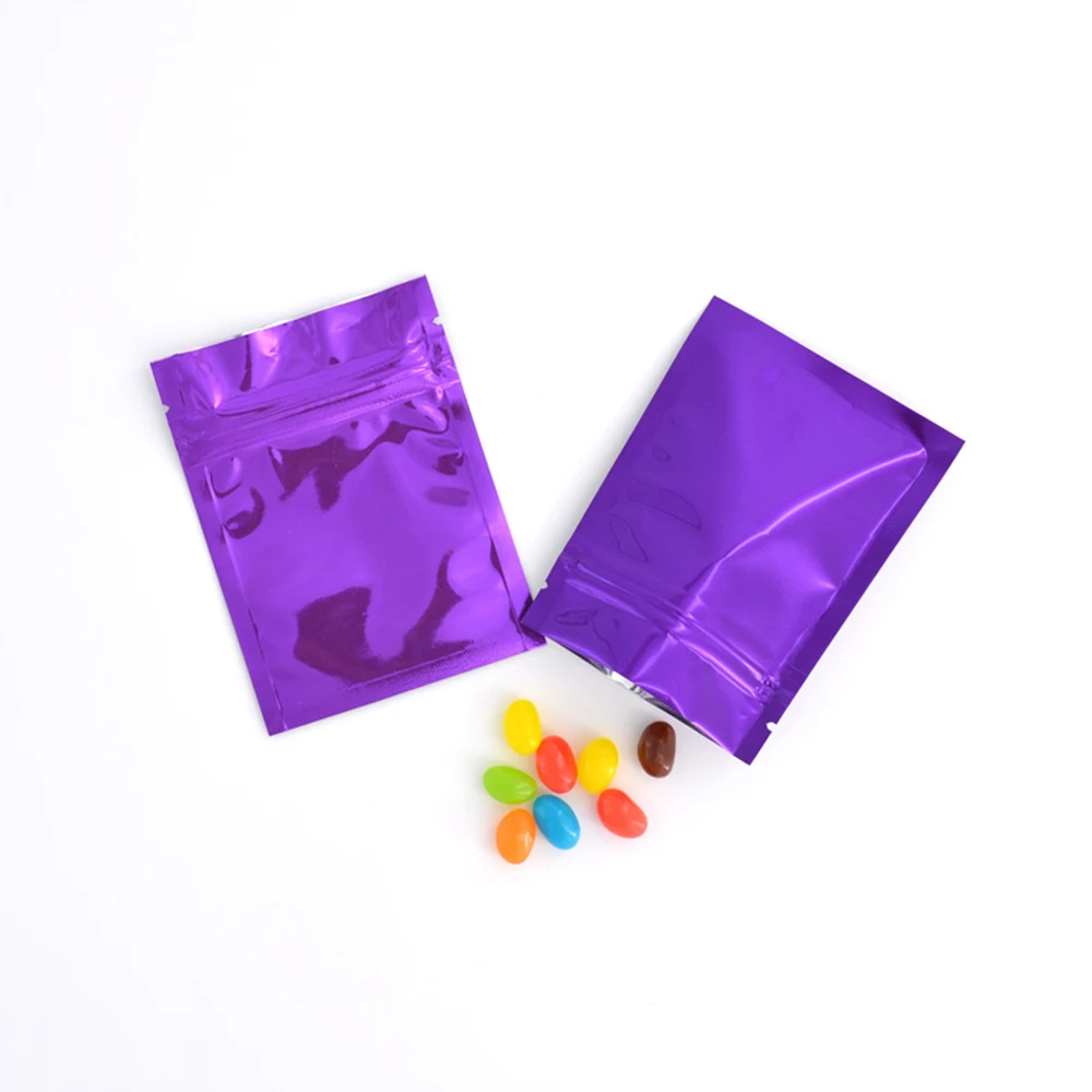 SZHOYO Heat Seal Food Grade Mylar Bags Mini Aluminum Sachet Pouch, bolsas de aluminio