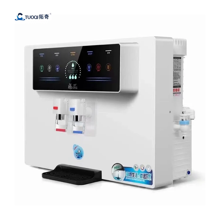 large LCD display Voice reminder intelligent hot and cold RO drinking  water dispenser
