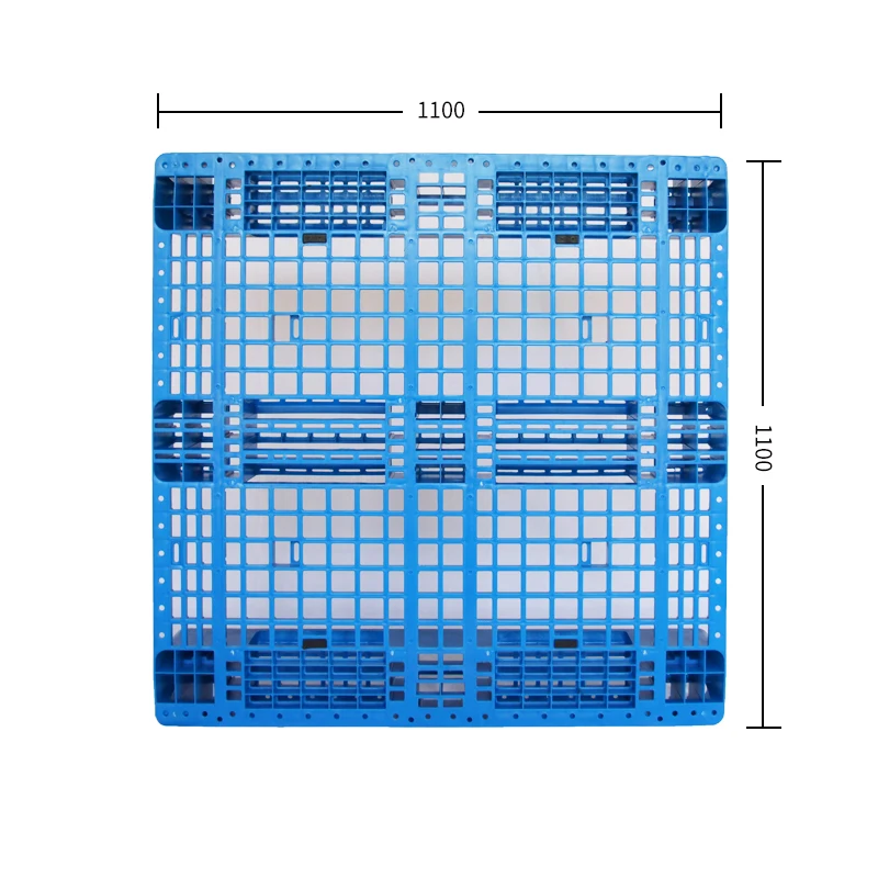 Cheap price light weight Signal Faced virgin HDPE Plastic 9 Feet Euro recycle plastic pallet For Sale