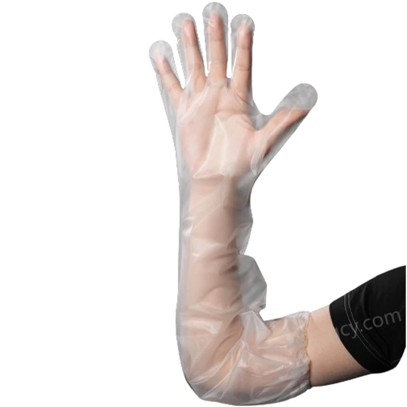 Надежное качество оптовая продажа эластичные манжеты дешевые детские одноразовые перчатки Cpe