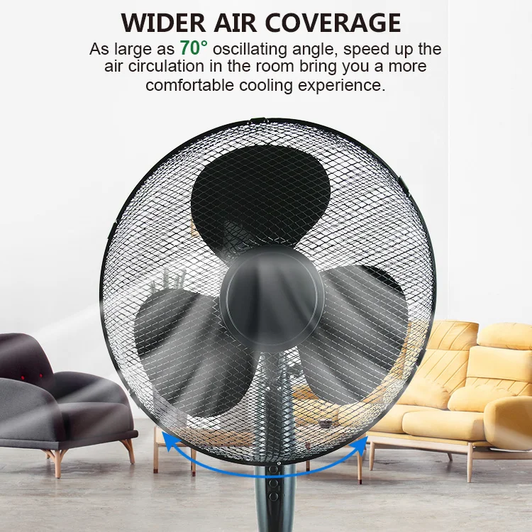 High Quality Indoor Stand Fan Deluxe Stand Fan Crown Fan