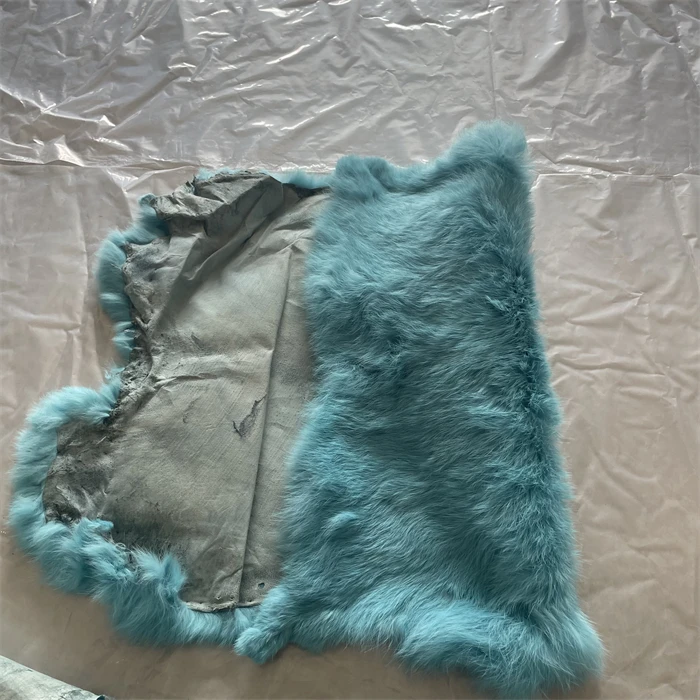 genuine raw chinchilla rabbit fur pelt for sale cheap price
