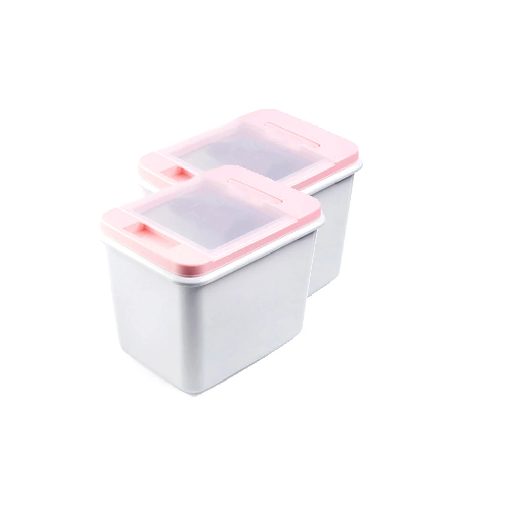 Wholesale 15kg household rice bucket rice storage box plastic kitchen insect-proof moisture-proof sealed dog cat food bucket