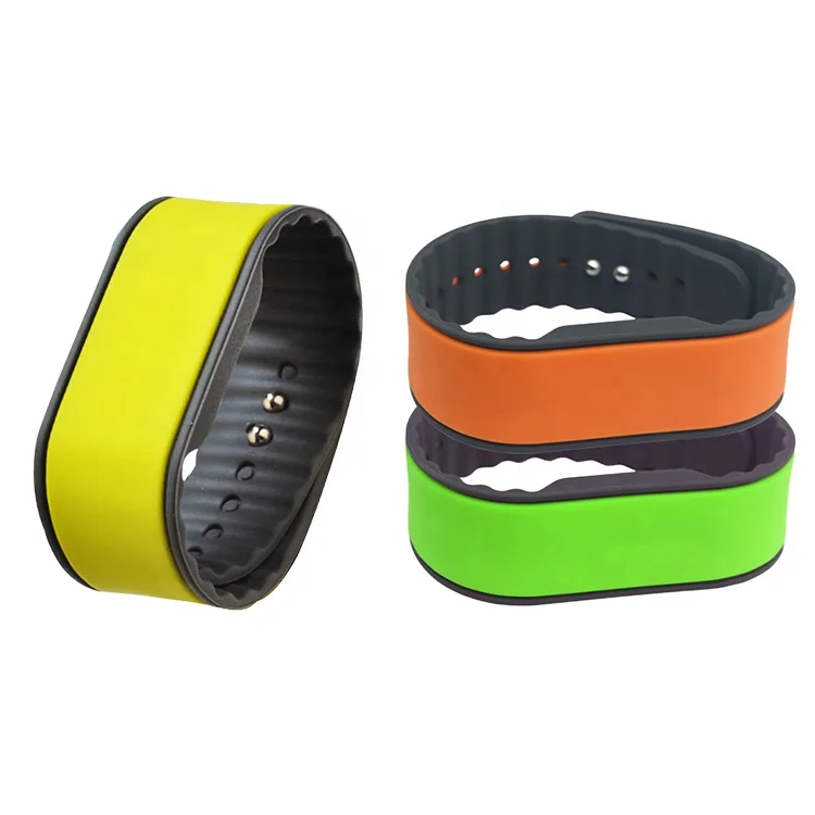 Фабрика на заказ Фестиваль Nfc браслет Rfid силиконовый регулируемый Водонепроницаемый Пассивный