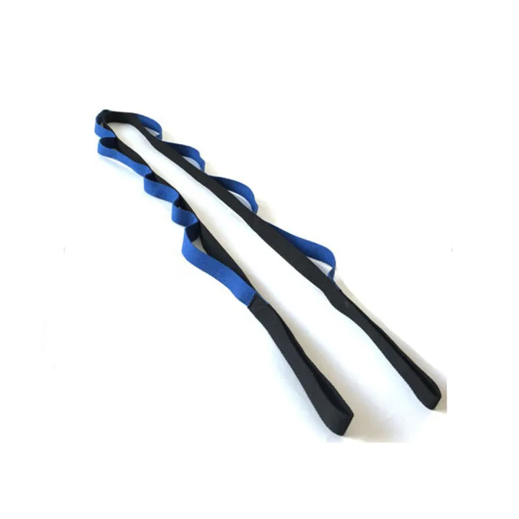 Long-Lasting Elastic Cotton Yoga Straps for Beginners Deep Stretches Comfortable and Adjustable Webbing for Bags