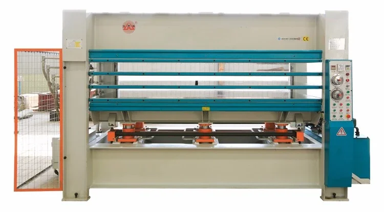 high quality hot press machine  hot vacuum PVC membrane press glue machinery