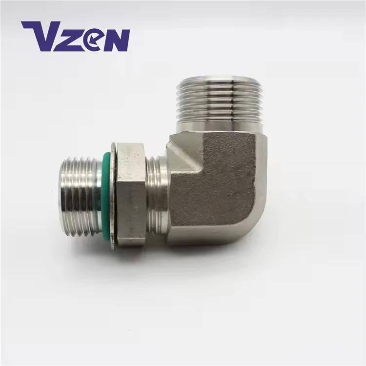 Factory Sale Parker Stainless Steel C5OMLO Male stud elbow Adapter Fitting Hydraulic Adapter 90 Degrees Elbow Transition Joint