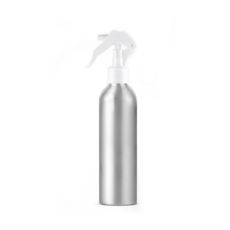 Empty Round Shape Aluminum Body Air Freshener Aerosol Bottle With White Mouse Spray Pump Cap 30ml 50ml 100ml 120ml 150ml 200ml
