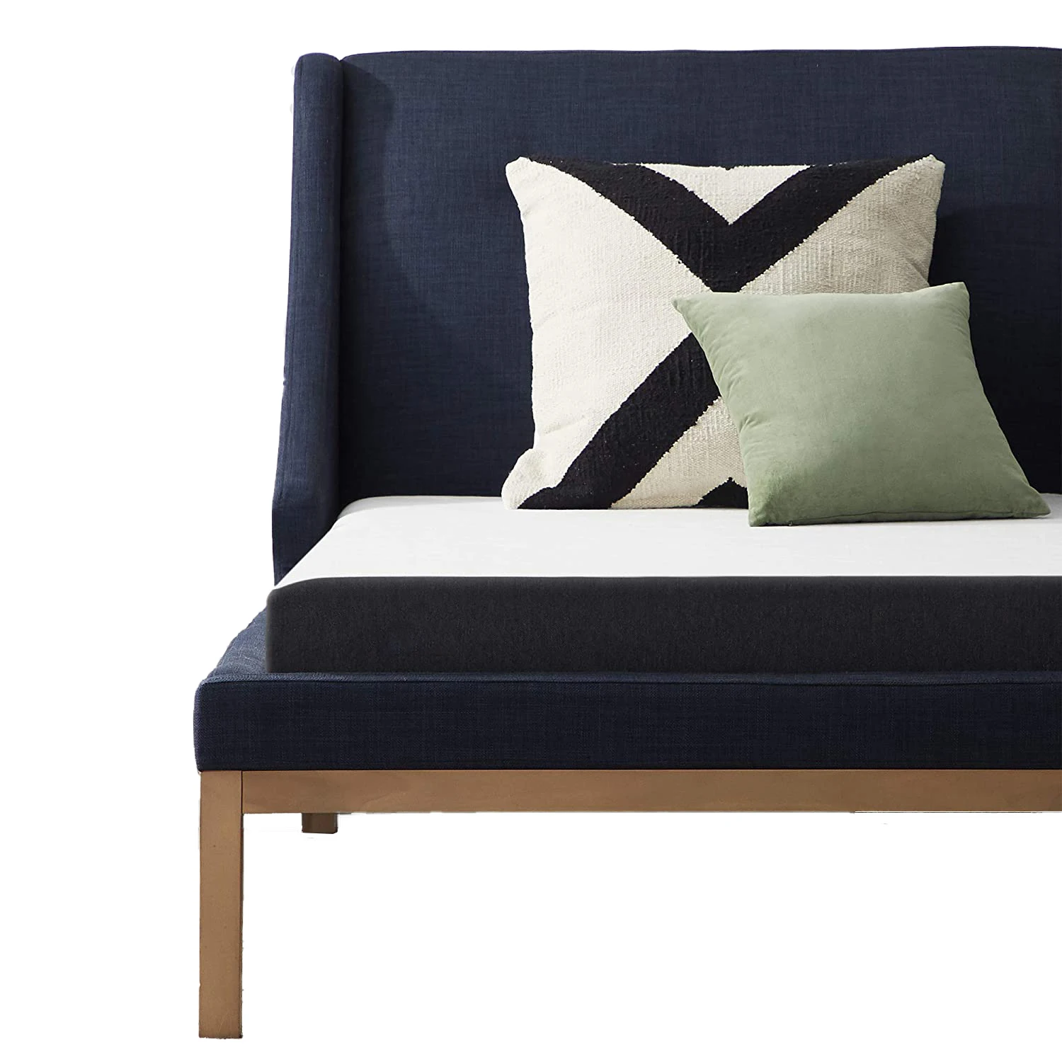 5 дюймов пены памяти средства ухода за кожей Шеи низкий профиль-охлаждающий гель инфузионный-Гипоаллергенный бамбукового древесного угля-из дышащего материала покрывало на кровать обычные матрас