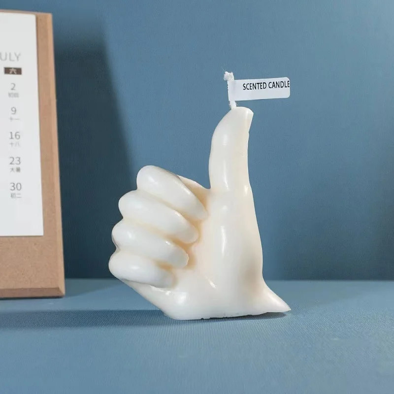 Thumbs Up Candle Funny Soy Wax Candles Manufacture Scented Candles Home Decoration