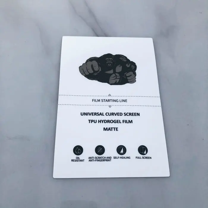 Flexible hydrogel film hydrogel film protective screen mobile phone screen protector tpu hydrogel film