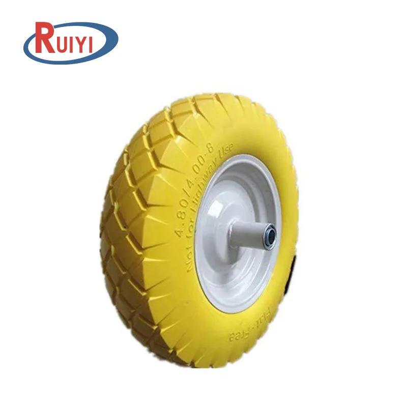 Professional manufacturer steel rim plastic rim rubber wheel / wheelbarrow tyre with all size