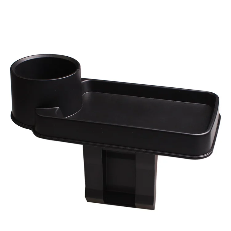 Universal portable promotion plastic car seat gap storage box multifunctional car cup holder stand drink food tray holder