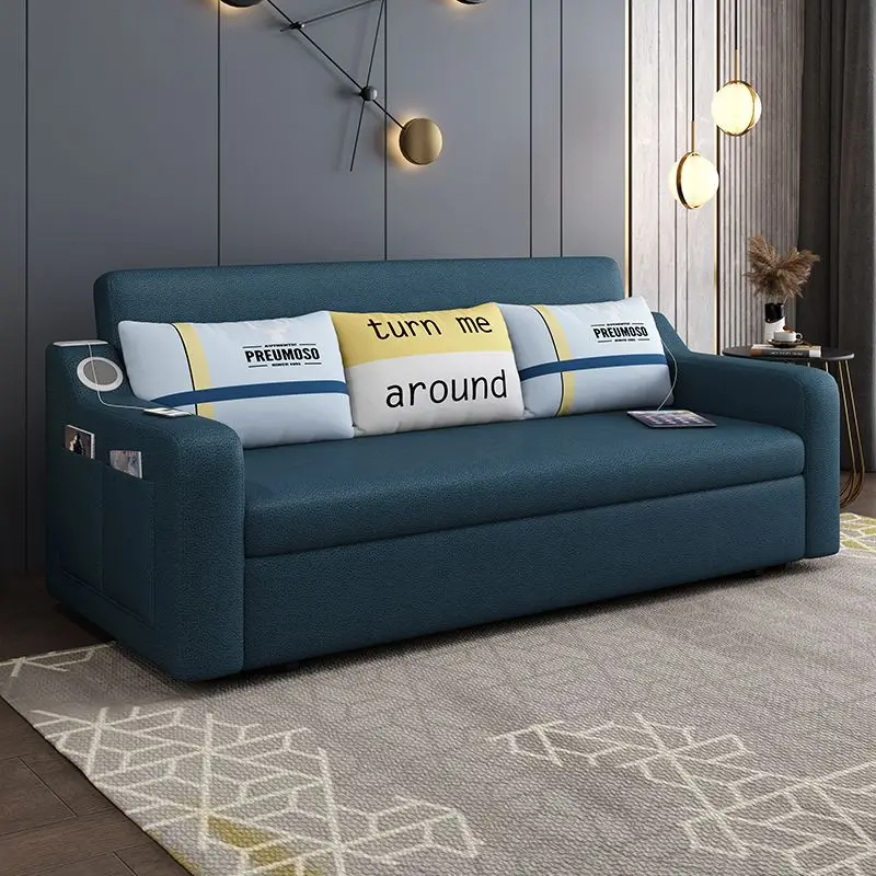 Sofa Bed with Foldable Storage, Multifunctional for Small Spaces