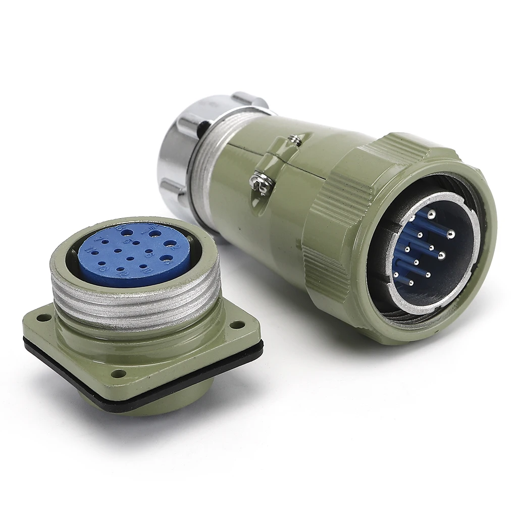 Yd32 Aluminum Shell Multi Core 4pin 8pin 10pin 13pin 19pin Aviation Connector