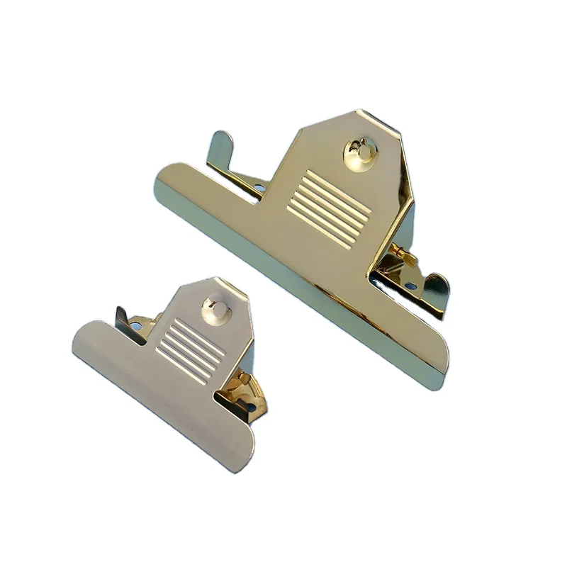 Factory shipment High Quality Bright Nickel Metal Butterfly Jumbo Clip for Clipboard File Folder Accessories